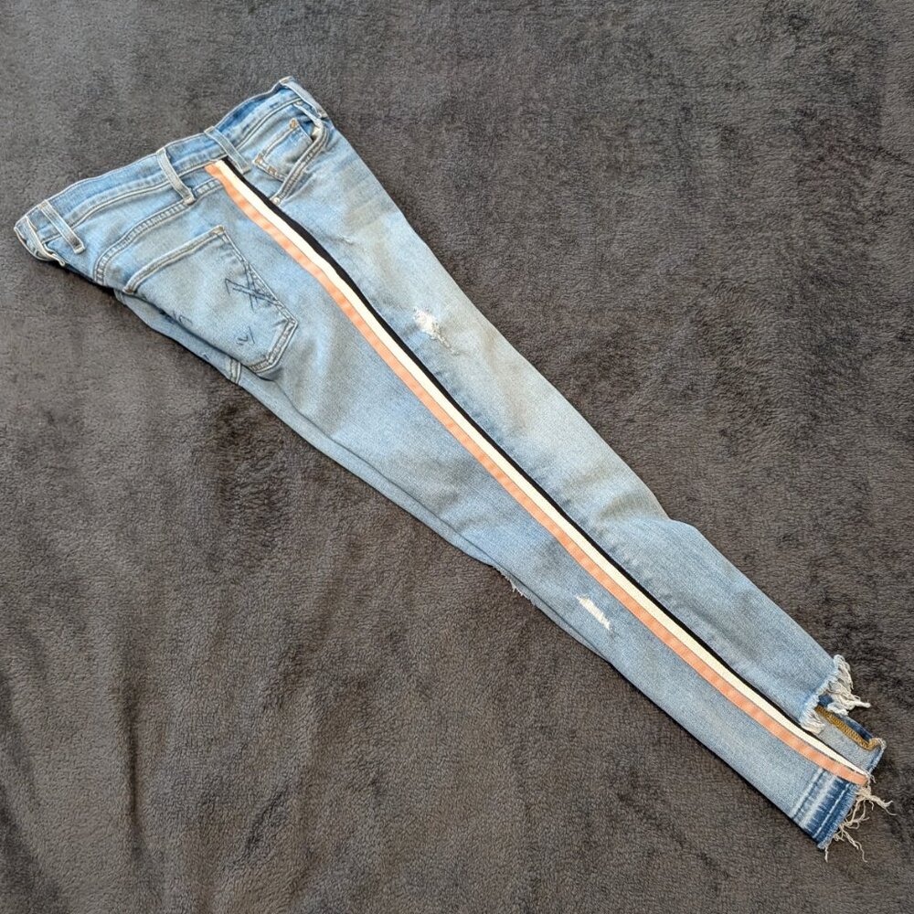McGuire Ibiza Side Stripe Ribbon Jeans, Size 24 - Picture 5 of 7